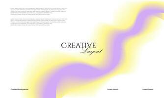 Creative Gradient Hompage Background vector