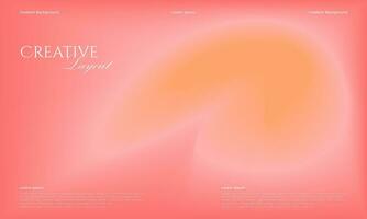 Creative Gradient Hompage Background vector