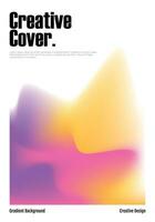 Simple Gradient Cover Design Template vector