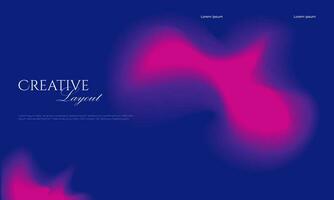 Creative Gradient Hompage Background vector