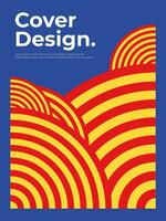 Abstract Geomatric Design Cover vector