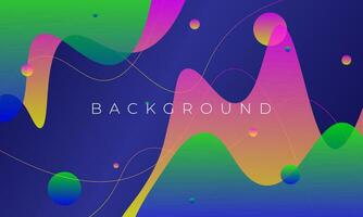 Modern Abstract Wave Background vector