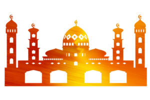 Projeto padronizar símbolo teve mesquita usar para muçulmano cartão cumprimento png