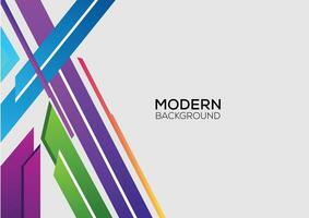 modern geometric abstract background design vector