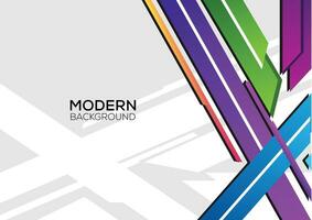 modern geometric abstract background design vector