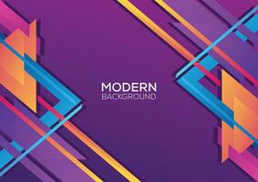 modern geometric design abstract background vector