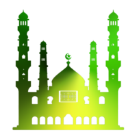 Projeto padronizar símbolo teve mesquita usar para muçulmano cartão cumprimento png