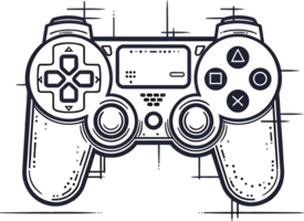 playstation console concept ai génératif png