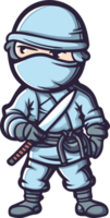 cartoon japanese ninja ai generative png