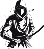 japanese ninja character ai generative png