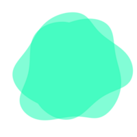 abstrait forme blobs png