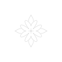 Dashed Flower element png