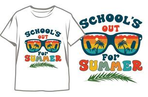 Summer T-shirt Design vector