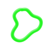 3d line blob shape png