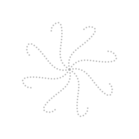 Dashed Flower element png