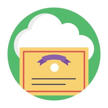 nube informática red intercambio, nube Servicio vector