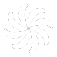 Dashed Flower element png