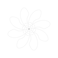 Dashed Flower element png