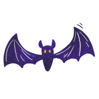 Halloween's Element Bat Decoration Illustration png