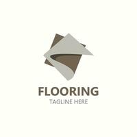 Flooring Logo design, custom Layer Vector elegant business store building