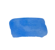 blauw waterverf bekladden Aan transparant achtergrond voor afdrukken. structuur van waterverf papier met verspreiding en penseelstreek. abstract hand- getrokken verf elementen voor benadrukken, scrapbooken, grafisch ontwerp png