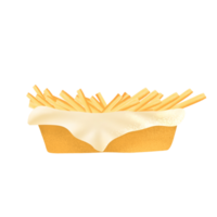 Franse frietjes illustratie png