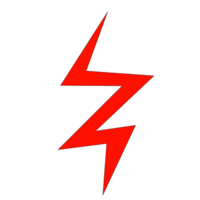 lightning which has a red color png