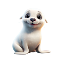 mignonne joint chiot dessin animé clipart ai généré png