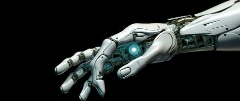 Robotic futuristic technology hand photo