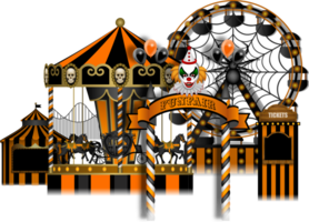 halloween amusement park png