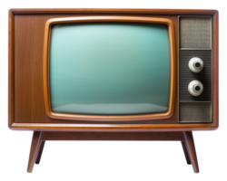 Old vintage TV png