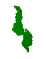 Malawi Map soil land geology cross section with green grass and Rock ground texture 3d illustration png