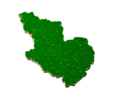 madina karte boden land geologie querschnitt mit grünem gras und felsen bodentextur 3d illustration png