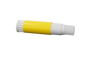 Glue stick in the air 3d illustration png