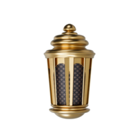 Ramadan kareem lantern celebration lamp realistic 3d illustration. culture festival religious fanoos glowing symbol png