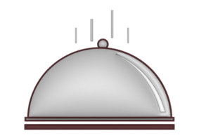 3d campana de cristal en un transparente antecedentes png