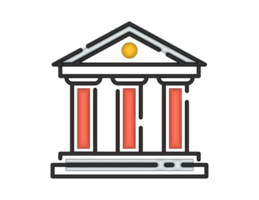 3d Parthenon auf ein transparent Hintergrund png