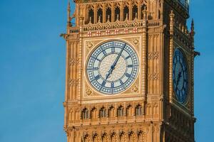 Big Ben and Westminster bridge in London photo