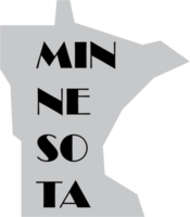 contorno dibujo de Minnesota estado mapa. png