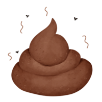 Feces manure waste png