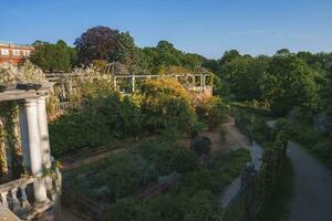 High angle view of beautiful scenery at The Hill Garden and Pergola photo