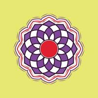 Ornament round set with mandala. Geometric circle element made in vector. Perfect set for any other kind of design vector
