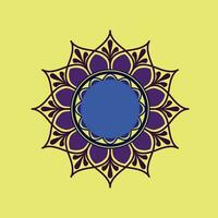 Ornament round set with mandala. Geometric circle element made in vector. Perfect set for any other kind of design vector