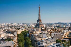 Eiffel Tower Under Clear Blue Sky photo