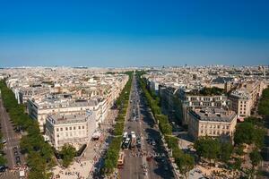 Paris Cityscape from Eiffel Tower photo