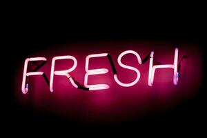 Fresh - Neon light photo