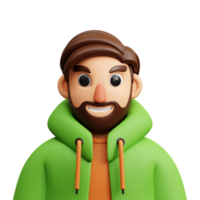 male 3d avatar png