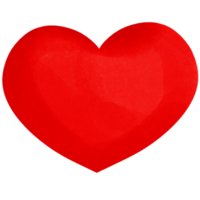 bright red heart png