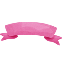 carino rosa nastro png