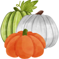 Various ghost pumpkins for Halloween png